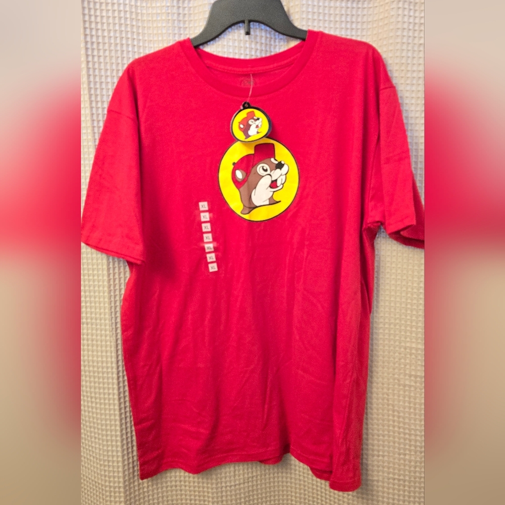 BUC-EE'S Iconic Beaver Logo Graphic Tee NEW XL NWT Father's Day Gift Bucees